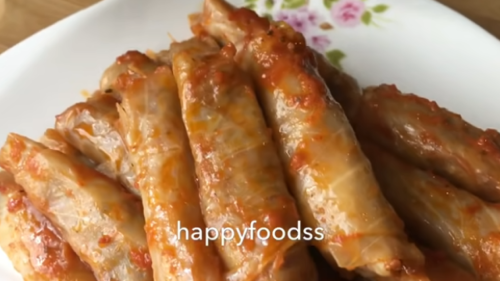 Annelerimizin Yaptığı Gibi: Etli Lahana Sarması Tarifi